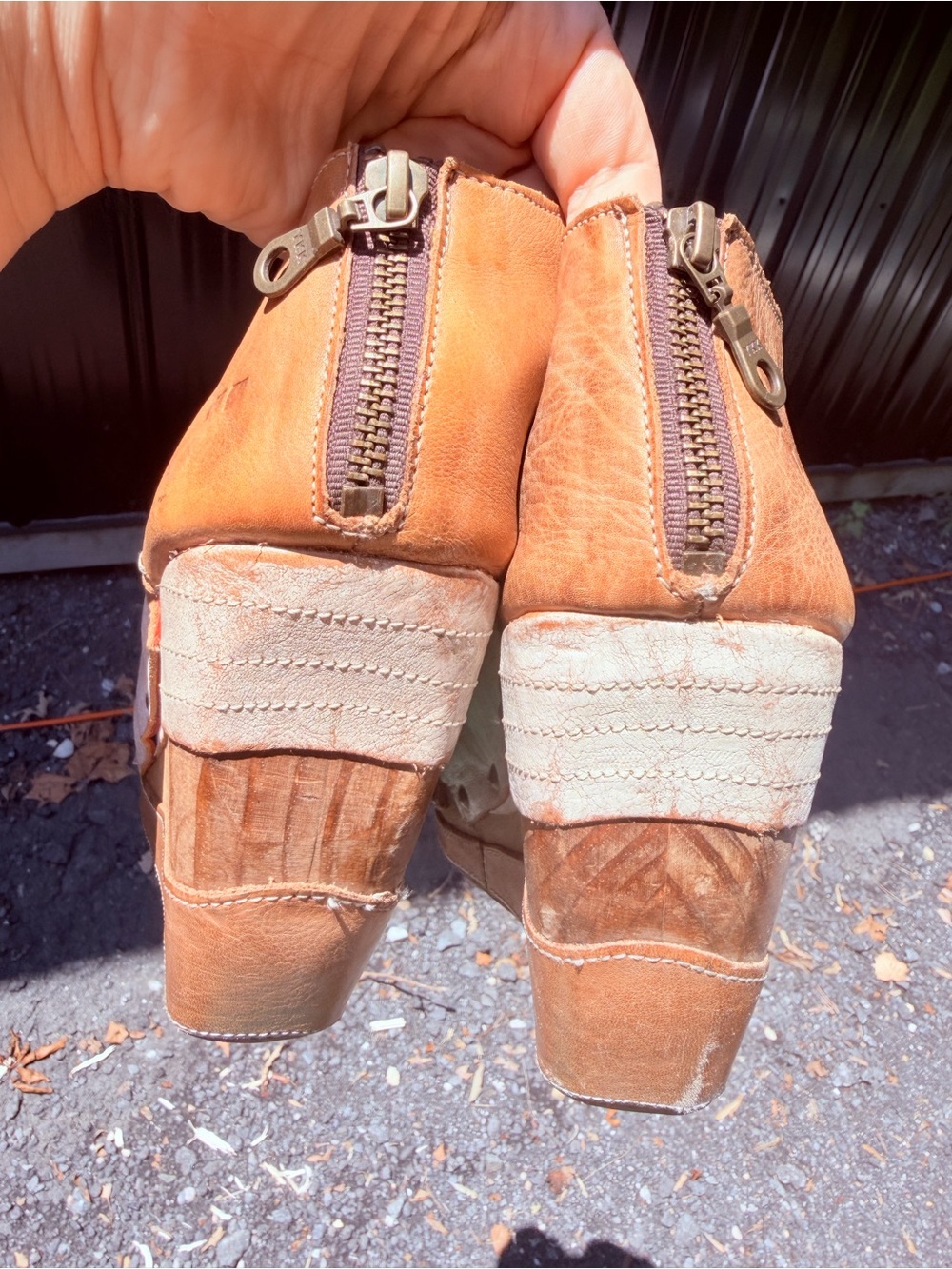 These are the Bed Stü Jacey II (or Jessie) wedge sandals. - Picture 6 of 6